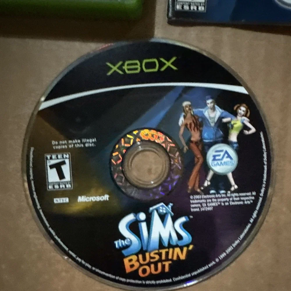 The Sims Bustin' Out Original Xbox CIB Complete& Tested